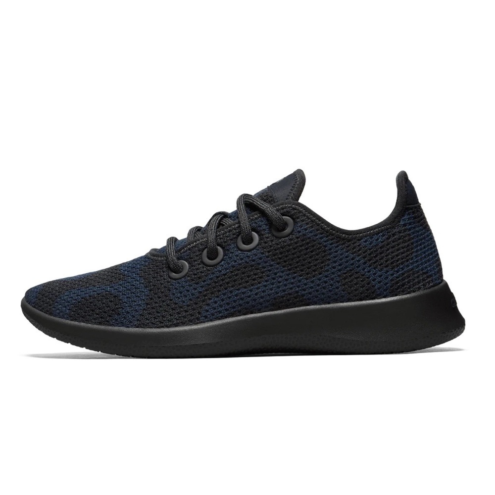 Allbirds Tree Runner Fungi 10 Camo Blue Black Limited Edition Shoe Gym Run Jog